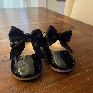 Baby girl black dress shoes